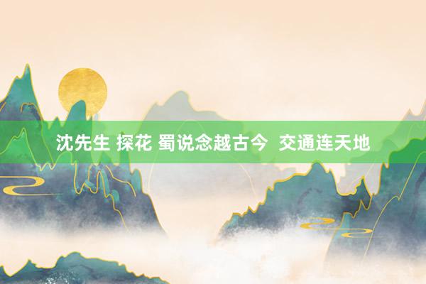沈先生 探花 蜀说念越古今  交通连天地