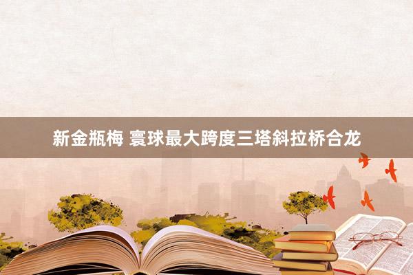 新金瓶梅 寰球最大跨度三塔斜拉桥合龙